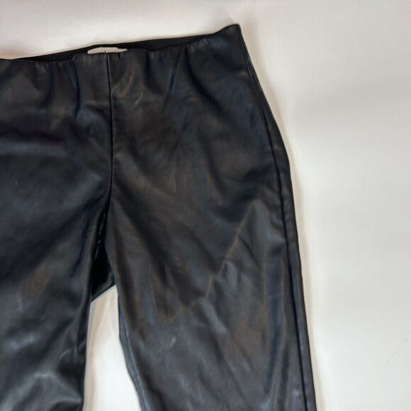 Velvet By Graham & Spencer Pants Womens Small Berdine Faux Leather Legging Black - Picture 4 of 13